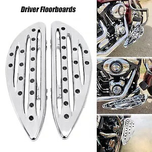 US CNC フロントドライバーストレッチフロアボードハーレーロードキンググライド FLS ソフテイル用 US CNC Front Driver Stretched Floorboards For Harley Road King Glide FLS Softail 【並行輸入品】