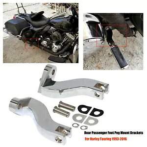 後部助手席フットペグマウントブラケット ハーレーロードキングEFI FLHRI FLHRS FLHRC用 Rear Passenger Foot Peg Mount Bracket For Harley Road King EFI FLHRI FLHRS FLHRC 【並行輸入品】