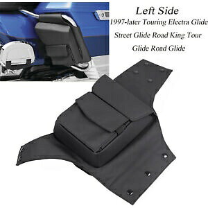左側サドルバッグポーチはハーレー 97 以降ツーリング エレクトラ ロード グライド キングに適合します。 Left Side Saddlebag Pouches Fit For Harley 97-up Touring Electra Road Glide King 【並行輸入品】