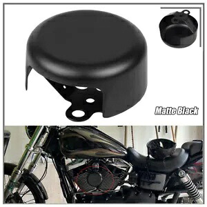 ラウンドホーンカバーハーレーソフテイルファットボーイロードキングツアーストリートエレクトラグライド用 Round Horn Cover For Harley Softail Fatboy Road King Tour Street Electra Glide 【並行輸入品】