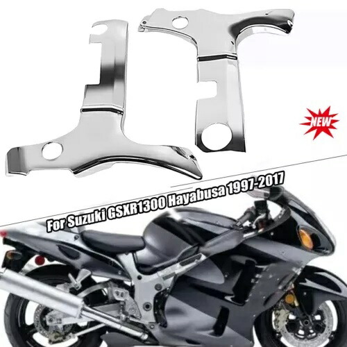 クローム ABS プラスチックフレームカバースズキハヤブサ GSXR1300 GSX-R1300 1997-2017 Chrome ABS Plastic Frame Covers for Suzuki Hayabusa GSXR1300 GSX-R1300 1997-2017 【並行輸入品】