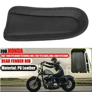 ホンダ VTX1800C/C1 VTX1800R/0R1 VTX1300S/R 用リアフェンダーよだれかけレザーソロシート Rear Fender Bib Leather Solo Seat For Honda VTX1800C/C1 VTX1800R/0R1 VTX1300S/R 【並行輸入品】
