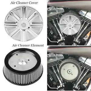 エアクリーナーカバー + グレーエレメントハーレーロードグライドキングヘリテージソフテイル FXST 用 Air Cleaner Cover +Grey Element For Harley Road Glide King Heritage Softail FXST 【並行輸入品】