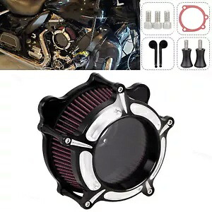 クリアエアクリーナーレッドインテークフィルターハーレーダイナロードキンググライドFLHR FLHRS用 Clear Air Cleaner Red Intake Filter For Harley Dyna Road King Glide FLHR FLHRS 【並行輸入品】