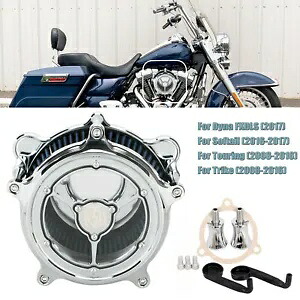 ハーレーエレクトラロードグライド FLTRX FLTRXS FLTRU FLHX 用クロームエアクリーナーインテーク Chrome Air Cleaner Intake For Harley Electra Road Glide FLTRX FLTRXS FLTRU FLHX 【並行輸入品】