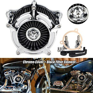 クロームエアクリーナーインテークフィルターハーレーロードキングトライエレクトラグライドソフテイル用 Chrome Air Cleaner Intake Filter For Harley Road King Tri Electra Glide Softail 【並行輸入品】