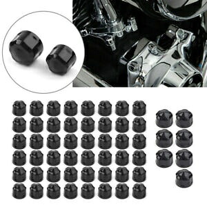 モーター ブラック クラウン エンジン ボルト スクリュー キャップ ハーレー ロード グライド CVO ウルトラ FLTRUSE 用 Motor Black Crown Engine Bolt Screw Cap For Harley Road Glide CVO Ultra FLTRUSE 【並行輸入品】