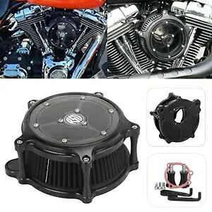 RSD エアクリーナー クラリティ インテーク ブラック フィルター ハーレー ダイナ エレクトラ ロード グライド用 RSD Air Cleaner Clarity Intake Black Filter For Harley Dyna Electra Road Glide 【並行輸入品】