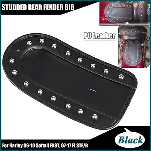 スタッドリアソロシートフェンダーよだれかけハーレーソフテイルカスタムデラックスファットボーイ FLSTF/B Studs Rear Solo Seat Fender Bib For Harley Softail Custom Deluxe Fatboy FLSTF/B 【並行輸入品】