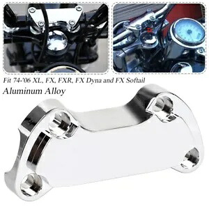 ハーレーソフテイル スポーツスター ダイナ クローム 1インチ ハンドルバー ライザー マウント トップ クランプ 新品 For Harley Softail Sportster Dyna Chrome 1\