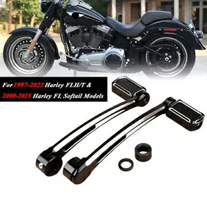 ブラックヒールトゥシフトレバー シフターペグ付き ハーレーストリートロードグライド FLHR FLHT用 Black Heel Toe Shift Lever w/ Shifter Peg For Harley Street Road Glide FLHR FLHT 【並行輸入品】 35,035円