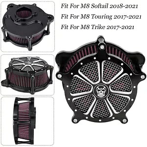 エアクリーナーインテークフィルターハーレートライストリートグライドロードキングソフテイルファットボーイ用 Air Cleaner Intake Filter For Harley Tri Street Glide Road King Softail Fat Boy 【並行輸入品】