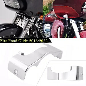 クローム ABS アウターフェアリングトリムスカート ハーレーロードグライドスペシャル FLTRXS 15-2022用 Chrome ABS Outer Fairing Trim Skirt For Harley Road Glide Special FLTRXS 15-2022 【並行輸入品】