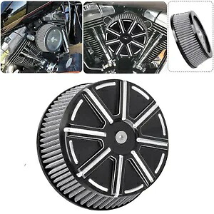 ハーレーダイナロードキンググライドソフテイル用ブラック吸盤エアクリーナーカバーエレメント Black Sucker Air Cleaner Cover Element For Harley Dyna Road King Glide Softail 【並行輸入品】