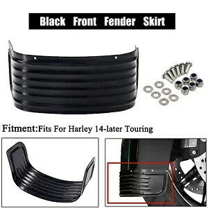 CNC フロントフェンダートリムスカート ハーレーツーリングロードキングエレクトラグライド FLH 14-up用 CNC Front Fender Trim Skirt For Harley Touring Road King Electra Glide FLH 14-up 【並行輸入品】