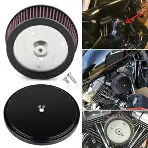 Big Sucker Stagr 1 エアクリーナーカバーエレメント ハーレーロードキングクラシックカスタム用 Big Sucker Stagr 1 Air Cleaner Cover Element For Harley Road King Classic Custom 【並行輸入品】