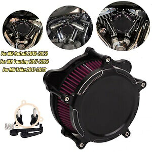 ハーレー ソフテイル エレクトラ ストリート ロード グライド 17-UP 用レッド エア クリーナー インテーク フィルター Red Air Cleaner Intake Filter For Harley Softail Electra Street Road Glide 17-UP 【並行輸入品】