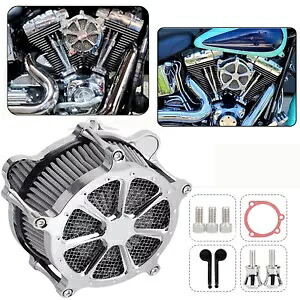 エアクリーナー グレー インテークフィルター ハーレーダイナ FXD ソフテイル FXST エレクトラグライド FL用 Air Cleaner Gray Intake Filter For Harley Dyna FXD Softail FXST Electra Glide FL 【並行輸入品】