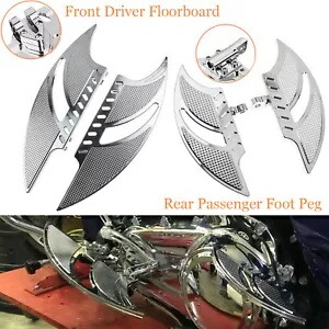 運転席助手席フットペグフロアボードハーレーツーリングエレクトラグライドに適合 Driver Passenger Foot Pegs Floorboard Fit For Harley Touring Electra Glide 【並行輸入品】