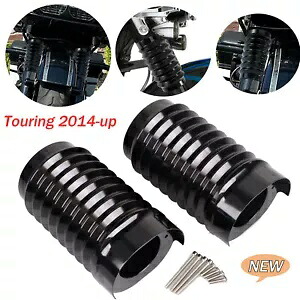 レトロ フォーク ブーツ スライダー カバー ハーレー エレクトラ ストリート ロード グライド キング CVO 14+用 Retro Fork Boots Slider Cover For Harley Electra Street Road Glide King CVO 14+ 【並行輸入品】