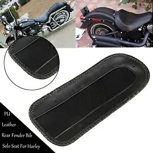 ブラックリアフェンダーよだれかけカバーソロシートハーレーロードキング FLHR 1994-2019 カスタム Black Rear Fender Bib Cover Solo Seat For Harley Road King FLHR 1994-2019 Custom 【並行輸入品】