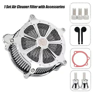 エアクリーナー グレー インテーク フィルター システム ハーレー ダイナ ロードキング エレクトラグライド FL用 Air Cleaner Grey Intake Filter System For Harley Dyna Road King Electra Glide FL 【並行輸入品】