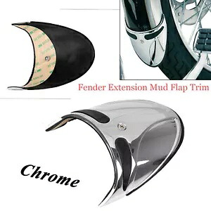 クローム フェンダー エクステンション マッド フラップ トリム ナロー ハーレー スポーツスター XL ダイナ FXDL FXDWG Chrome Fender Extension Mud Flap Trim Narrow Harley Sportster XL Dyna FXDL FXDWG 【並行輸入品】