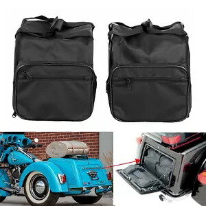 ハーレートライク FLHXXX ウルトラクラシック FLHTCUTG サドルバッグ トランクライナーバッグ ブラック For Harley Trike FLHXXX Ultra Classic FLHTCUTG Saddlebag Trunk Liner Bag Black 【並行輸入品】