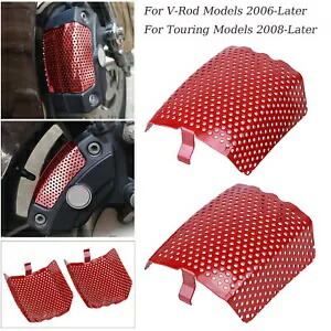 フロントブレーキキャリパースクリーンインサート ハーレーストリートグライドスペシャル FLHXS FLHX/T用 Front Brake Caliper Screen Inserts For Harley Street Glide Special FLHXS FLHX/T 【並行輸入品】