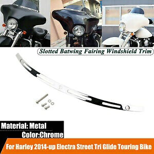 フェアリング フロントガラス トリム ハーレーダビッドソン ツーリング FLHTC FLHX FLHT 2014-23 に適合 Fairing Windshield Trim Fit For Harley Davidson Touring FLHTC FLHX FLHT 2014-23 【並行輸入品】