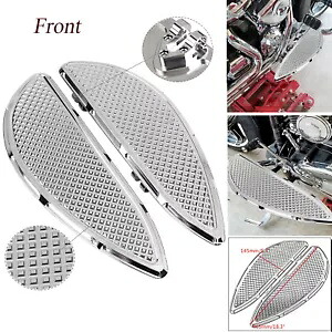 ハーレー ソフテイル ロードキング FLHR エレクトラ ストリート グライド用クローム ドライバー フロアボード Chrome Driver Floorboards For Harley Softail Road King FLHR Electra Street Glide 【並行輸入品】