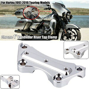 1 ピース ハンドルバー ライザー トップ クランプ ハーレーダビッドソン ツーリング 1997 以降用 1 Piece Handlebar Riser Top Clamp For Harley-Davidson Touring 1997 & Newer 【並行輸入品】