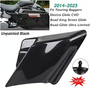 ハーレーツーリングバガー14+ロードキングストリートグライド用ストレッチサイドカバーパネル Stretched Side Cover Panel For Harley Touring Baggers 14+ Road King Street Glide 【並行輸入品】