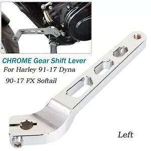 クローム ギア シフト レバー ハーレー ダイナ ソフテイル デュース デラックス ファット ボブ ナイト トレイン用 Chrome Gear Shift Lever For Harley Dyna Softail Deuce Deluxe Fat Bob Night Train 【並行輸入品】
