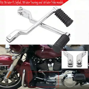 CNC ヒールトゥシフトレバー ハーレーツーリング FLH/T &FL ソフテイル用シフターペグカット付き CNC Heel Toe Shift Lever w/Shifter Pegs Cut For Harley Touring FLH/T &FL Softail 【並行輸入品】