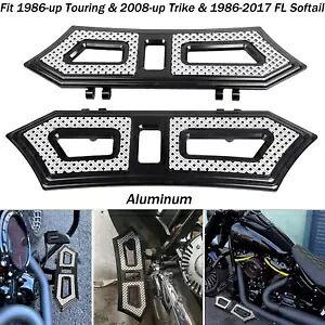 ドライバー ストレッチ フロアボード フットボード ハーレー ロード ストリート グライド スペシャル 86-up用 Driver Stretched Floorboard Footboard For Harley Road Street Glide Special 86-up 【並行輸入品】