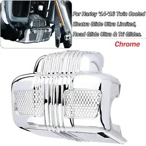 クロームクーラントポンプカバー ハーレー 14-16 ツイン冷却エレクトラグライド FLHTKL用 Chrome Coolant Pump Cover For Harley 14-16 Twin Cooled Electra Tri Glide FLHTKL 【並行輸入品】