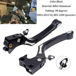 ブラックハンドブレーキクラッチレバーハーレー 2004-2015 スポーツスター XL1200 XL883 48 72 Black Hand Brake Clutch Lever For Harley 2004-2015 Sportster XL1200 XL883 48 72 【並行輸入品】