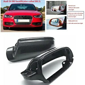 サイドミラーキャップ アウディ A4 B8.5 S4 13-16 A5 S5 10-13 RS4 RS5 サイドアシスト付き 2 個 Side Mirror Cap For Audi A4 B8.5 S4 13-16 A5 S5 10-13 RS4 RS5 W/Side Assist 2PCS 【並行輸入品】
