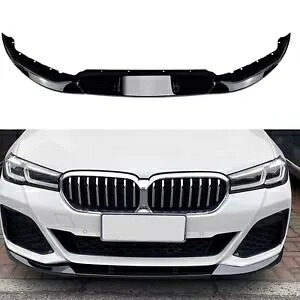 車のフロントバンパースプリッター BMW 5 シリーズ G30 M スポーツ 525i 530i 2021-2023 ブラック Car Front Bumper Splitter For BMW 5 Series G30 M Sport 525i 530i 2021-2023 Black 【並行輸入品】