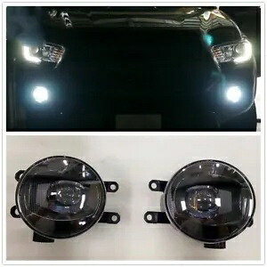 ブラック LED フォグランプ ドライビングライト 2014-19 ハイランダー 2014-20 タンドラ 4 ランナー用 BLack LED Fog Light Driving Light For 2014-19 HIGHLANDER 2014-20 TUNDRA 4RUNNER 【並行輸入品】