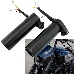 フロントショックアッパーフォークカバー ライト付き ハーレーナイトスター 975 RH975 2022-2023 2X用 Front Shock Upper Fork Cover W/Light For Harley Nightster 975 RH975 2022-2023 2X 【並行輸入品】