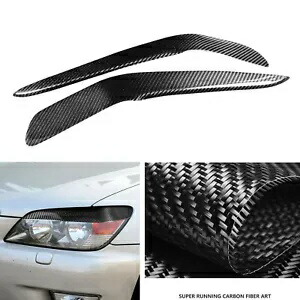 2 個車の眉毛まぶたヘッドライトカバートリムレクサス IS200 1998-2005 1999 BLK 2pcs Car Eyebrow Eyelid Headlight Cover Trim For Lexus IS200 1998-2005 1999 BLK 【並行輸入品】