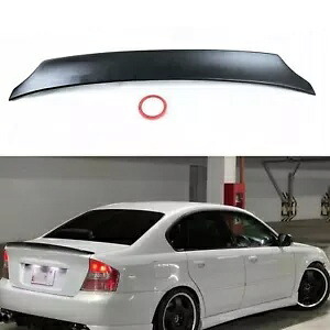 車のリアトランクスポイラーウイングリップキットスバルレガシィ 2005 2006-2008 マットブラック Car Rear Trunk Spoiler Wing Lip Kit For Subaru Legacy 2005 2006-2008 Matte Black 【並行輸入品】