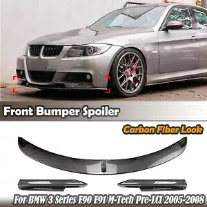 BMW 3 シリーズ E90 E91 M-Tech 2005-2008 2006 フロントバンパースポイラーサイドリップキット For BMW 3 Series E90 E91 M-Tech 2005-2008 2006 Front Bumper Spoiler Side Lip Kit 【並行輸入品】