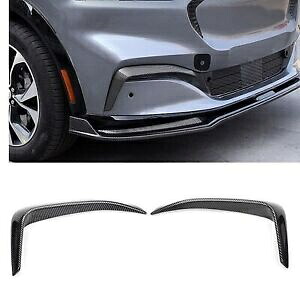 車のフォグライト眉毛ランプまぶたトリムスポイラーキットマスタングマッハ E 2021-2023 Car Fog Light Eyebrow Lamp Eyelid Trim Spoiler Kit For Mustang Mach-E 2021-2023 【並行輸入品】