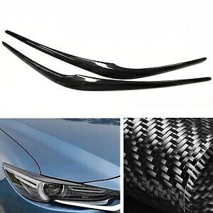 車のフロントヘッドライト眉毛ランプまぶたトリムカバーマツダ CX-5 2017-2020 2X Car Front Headlight Eyebrows Lamp Eyelids Trim Cover For Mazda CX-5 2017-2020 2X 【並行輸入品】