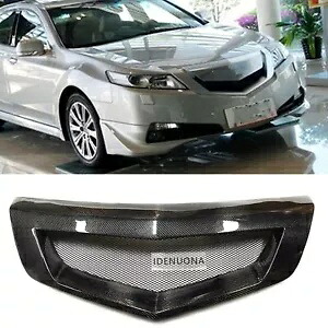 カーボンファイバー車のフロントバンパーグリルカバーキットアキュラ TL 2009 2010 2011 セダン Carbon Fiber Car Front Bumper Grille Cover Kit For Acura TL 2009 2010 2011 Sedan 【並行輸入品】 60,500円