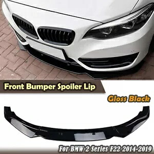 BMW 2 シリーズ F22 220i 225i 228i 2014-2019 フロントバンパースポイラースプリッターリップ For BMW 2 Series F22 220i 225i 228i 2014-2019 Front Bumper Spoiler Splitter Lip 【並行輸入品】