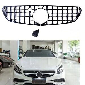 車のフロントセンターバンパーグリルグリルベンツ w217 S63 クーペ AMG 2015-2017 GT 1x Car Front Center Bumper Grill Grille For Benz w217 S63-coupe AMG 2015-2017 GT 1x 【並行輸入品】